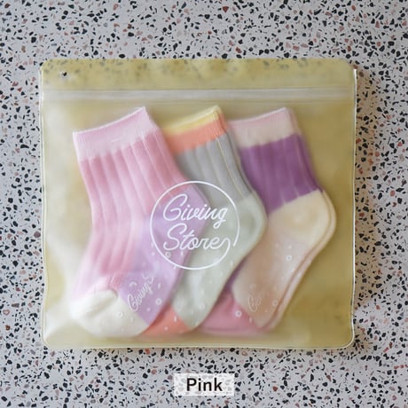 Giving Store RIB SOCKS リブソックスセット 靴下 ベビー靴下 ギフト 出産祝い 赤ちゃん プレゼント 誕生日 1歳  2歳 プチギフト 男の子 女の子 おしゃれ かわいい