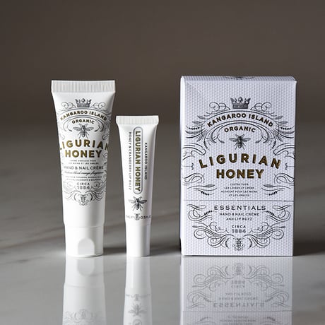 MAINE BEACH LIGURIAN HONEY/Essential DUO Pack マインビーチ リグリアンハニー エッセンシャルデュオパック リップバーム ネイル ハンドクリーム ギフト