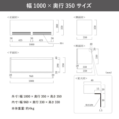 エアコン隠しカバー（モルタル調ブラック）　【配送無料/軒先渡し】　エアコンルーバー エアコン隠しボックス エアコン目隠し エアコンカバー モダンインテリア モノトーンインテリア ホテルライク
