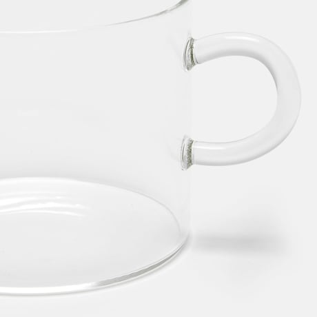ICHENDORF MILANO PIUMA TEA CUP & SAUCER ティーカップ＆ソーサー イッケンドルフミラノ ピューマ ティーカップ ガラス食器 耐熱ガラス カフェ用品 紅茶 ギフト