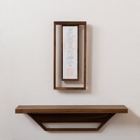 Modern Kamidana【ウォールナット】神棚 モダン神棚 壁掛け 日本製 お札立て お札 お札置き コンパクト 省スペース ウォルナット 石膏ボード シンプル おしゃれ 国産
