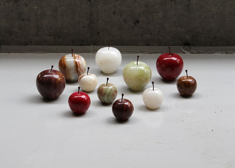 Marble Apple 【Red】Ｌサイズ（マーブルアップル L・天然大理石