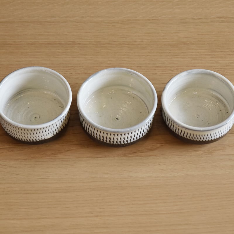 小鹿田焼 小袋定雄 切立小鉢 小皿 小鉢 陶器 和食器 民藝 小鉢 飛び鉋