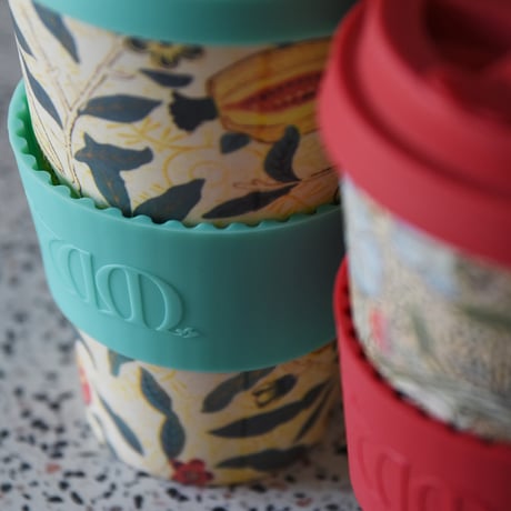 ecoffee cup 400ml エコーヒーカップ ウィリアムモリス コーヒー タンブラー サスティナブル テイクアウトカップ マイタンブラー マイカップ バンブー 竹 コップ ギフト プレゼント