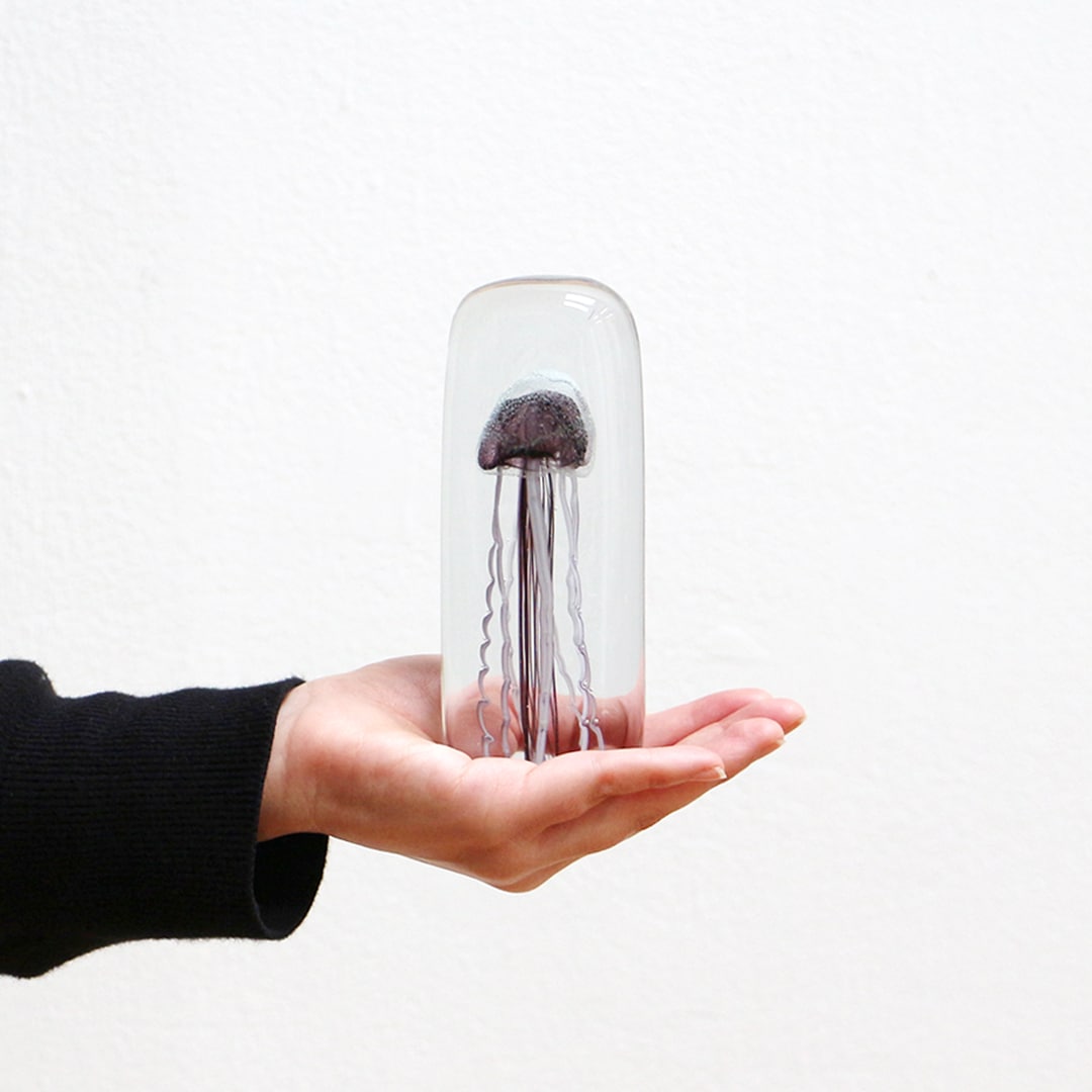 Jellyfish Paper Weight【Tall/Purple】ジェリーフィッシュ ペー
