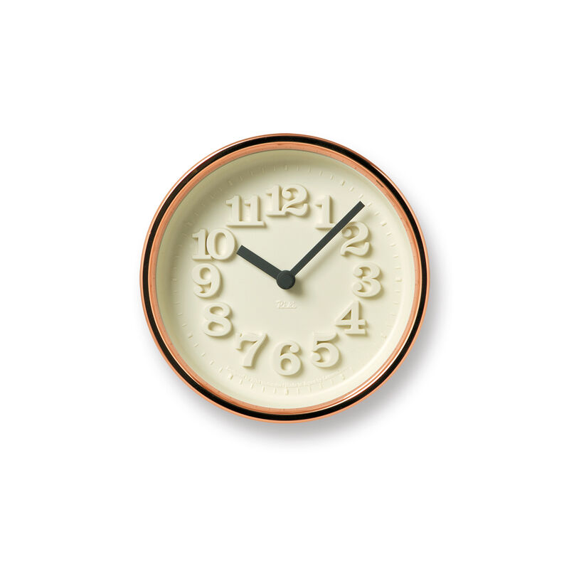 小さな時計 / 銅 【WR11-05】RIKI CLOCK 渡辺 力 レムノス Lemnos