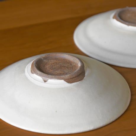 丹波焼 信凜窯 仲岡信人 彩色灰釉 皿 赤 22㎝｜Tamba pottery shinringama plate 和食器 器 パスタ皿 プレート 大皿 丹波立杭 釉薬 窯元 ギフト