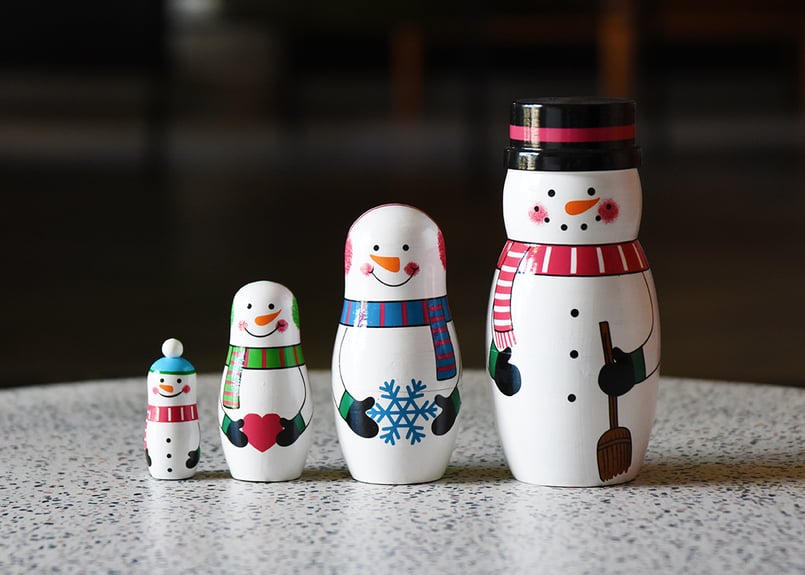 Snowman Family (スノーマンファミリー・マトリョーシカ Snowman Family (スノーマンファミリー・マトリョーシカ