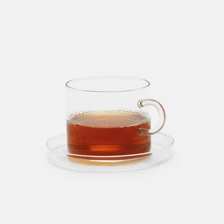 ICHENDORF MILANO PIUMA TEA CUP & SAUCER ティーカップ＆ソーサー イッケンドルフミラノ ピューマ ティーカップ ガラス食器 耐熱ガラス カフェ用品 紅茶 ギフト
