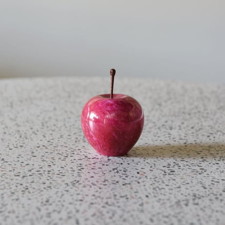 Marble Apple【Red】Ｓサイズ マーブルアップル S スモール 赤 天然大理石 オブジェ 置物 ペーパーウェイト りんご インテリア雑貨 ディスプレイ ギフト プレゼント おしゃれ