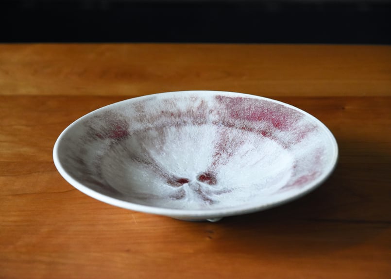 山本亮平　白い四角皿 山本亮平白い四角皿