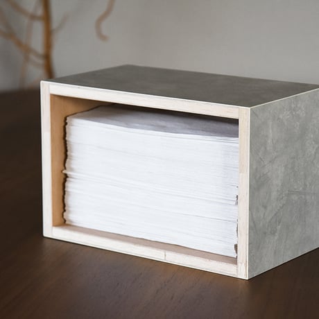 ペーパータオルホルダー Paper Towel Dispenser 大理石調 艶あり 小判 中判 壁掛け ペーパータオル ケース ディスペンサー トイレ 洗面所 業務用 おしゃれ