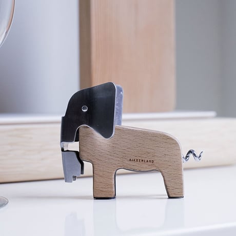 Elephant Corkscrew エレファントコルクスクリュー コルクスクリュー ボトルオープナー ワインオープナー ゾウ 象 動物 便利グッズ かわいい キッチン雑貨 オブジェ