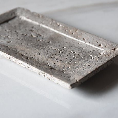 TRAVERTINE TRAY amabro アマブロ トラバーチン トレー アクセサリートレイ キャッシュトレイ 小物入れ ディスプレイ インテリア 天然石