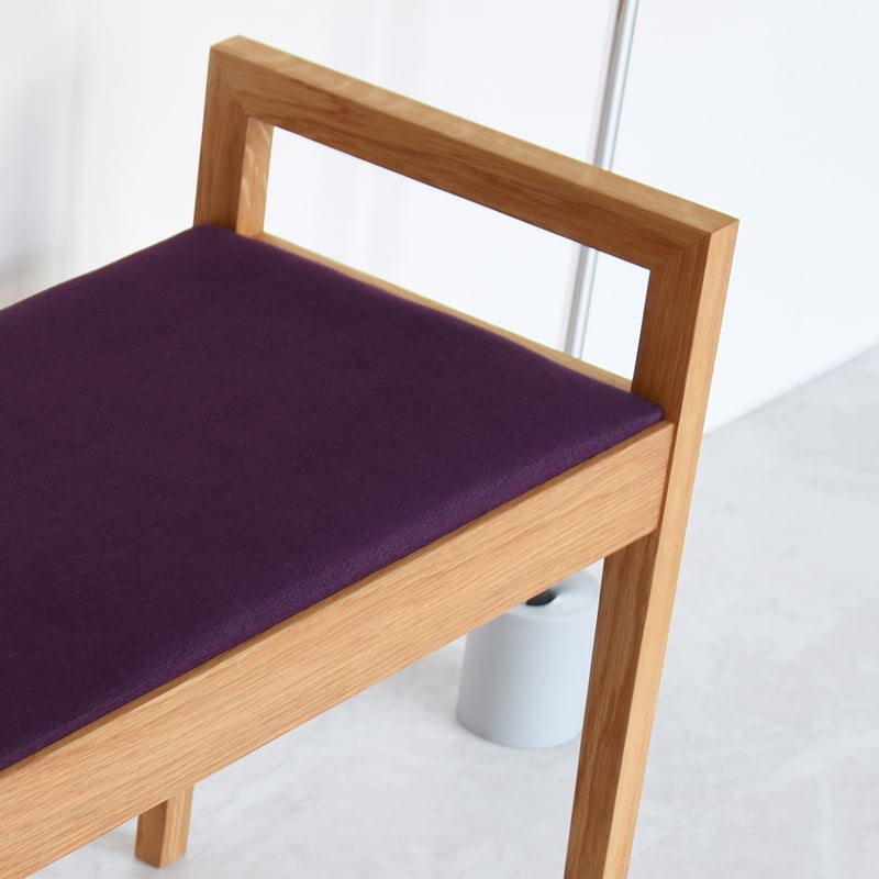 Romi スツール/オーク材【配送料込み/軒先渡し】エントランススツール