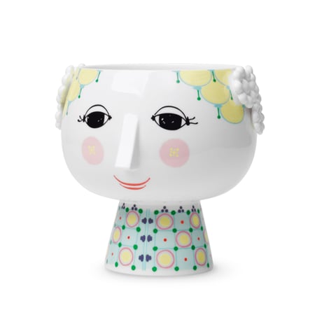 EVA flower pot【イエロー】エヴァ フラワーベース BJORN WIINBLAD ビヨン ヴィンブラッド 花瓶 花 北欧 デンマーク コペンハーゲン 女性 オブジェ 置物 飾り 黄色