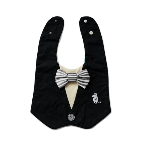 MOOMIN BABY BIB&RATTLE ムーミン スナフキン リトルミー ベビー ビブ＆ラトル セット スタイ ガラガラ amabro アマブロ 赤ちゃん 出産祝い ギフト プレゼント