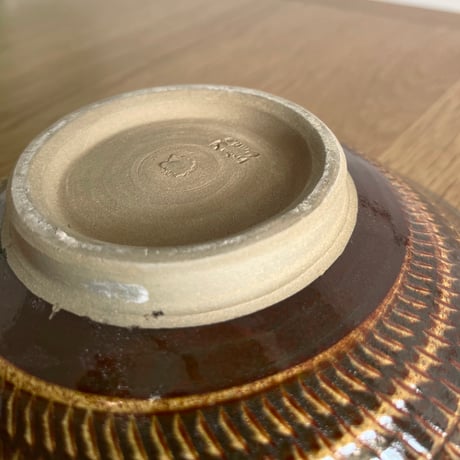 小鹿田焼 柳瀬元寿窯 7寸深皿【白】   和食器 民藝 飛び鉋 釉薬 器 うつわ 飛び鉋 焼物 陶芸 ギフト プレゼント 結婚祝い 新築祝い