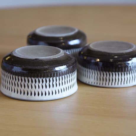 小鹿田焼 小袋定雄 切立小鉢 小皿 小鉢 陶器 和食器 民藝 小鉢 飛び鉋 釉薬 ちゃわん 器 うつわ 飛び鉋 焼物 陶芸 ギフト プレゼント 結婚祝い 新築祝い