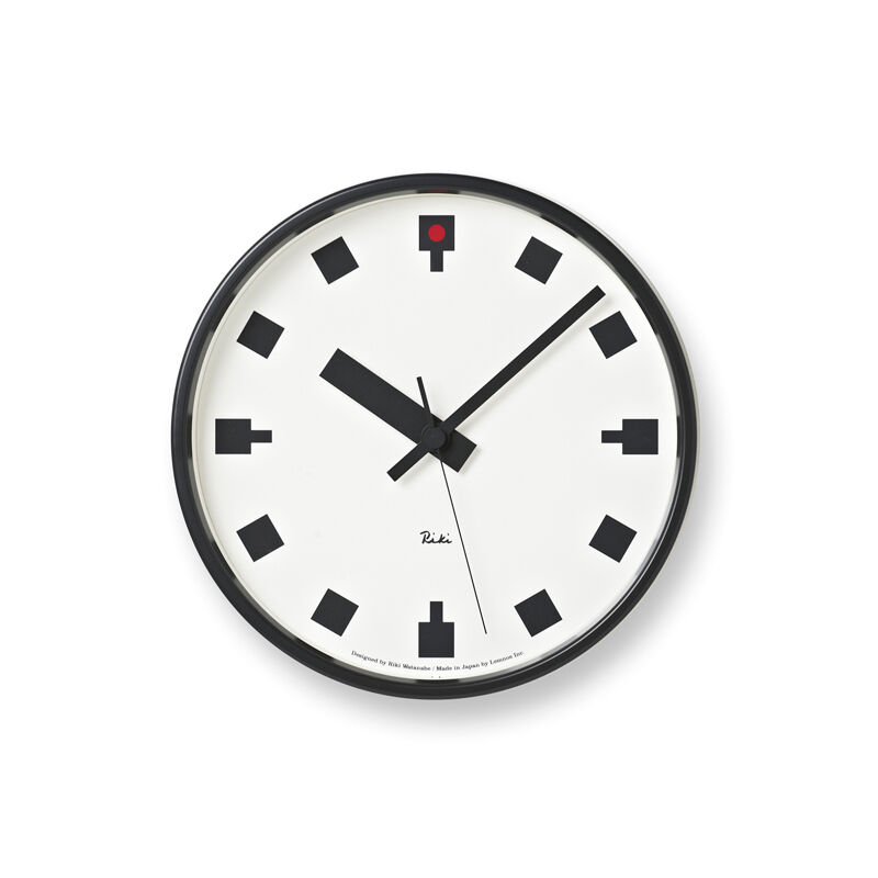 日比谷の時計 【WR12-04】 RIKI CLOCK 渡辺 力 Lemnos レムノス 掛け