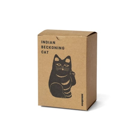 インドの招き猫 - PAPER MACHE CAT DOLL - amabro アマブロ まねきねこ 置物 ハンドメイド インド雑貨 オブジェ 縁起物 インテリア雑貨