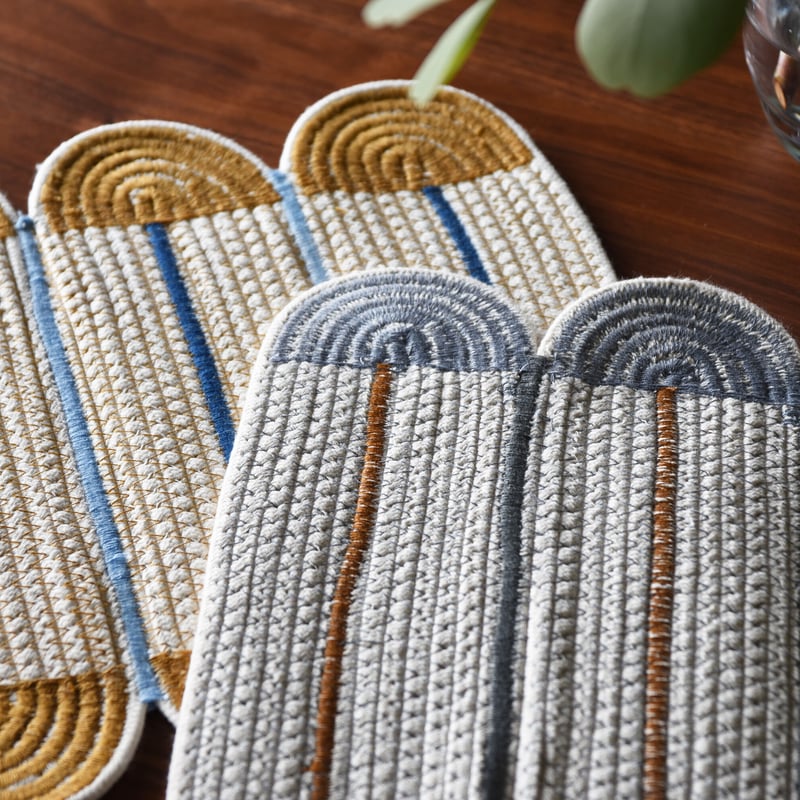 amabro - 【新品】amabro アマブロ コットンプレイスマット COTTON PLACE MAT 4Panel amabro アマブロ コットン プレイス マ