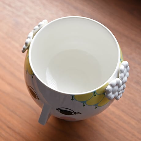 EVA flower pot【イエロー】エヴァ フラワーベース BJORN WIINBLAD ビヨン ヴィンブラッド 花瓶 花 北欧 デンマーク コペンハーゲン 女性 オブジェ 置物 飾り 黄色