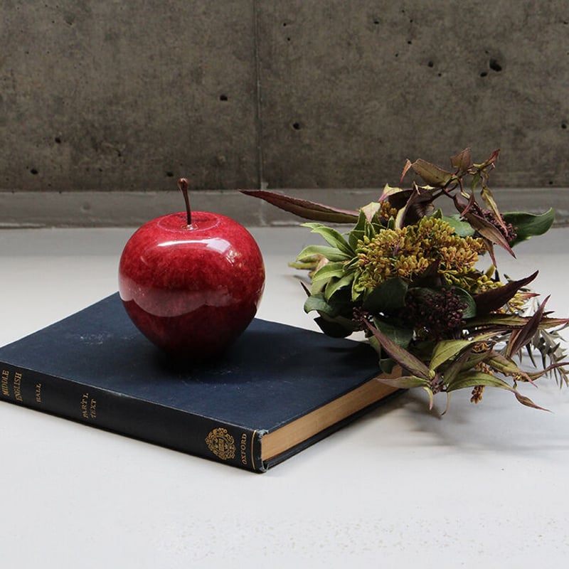 大理石りんご(赤)置物　6個 楽天市場】Marble Apple Large マーブルアップル ラージ りんご