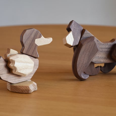 FABLEWOOD【THE DUCK】 ファブルウッド ダック 木のおもちゃ 知育玩具 ウッドトイ オブジェ マグネット ギフト プレゼント 出産祝い 誕生日祝い 男の子 女の子 1歳 2歳