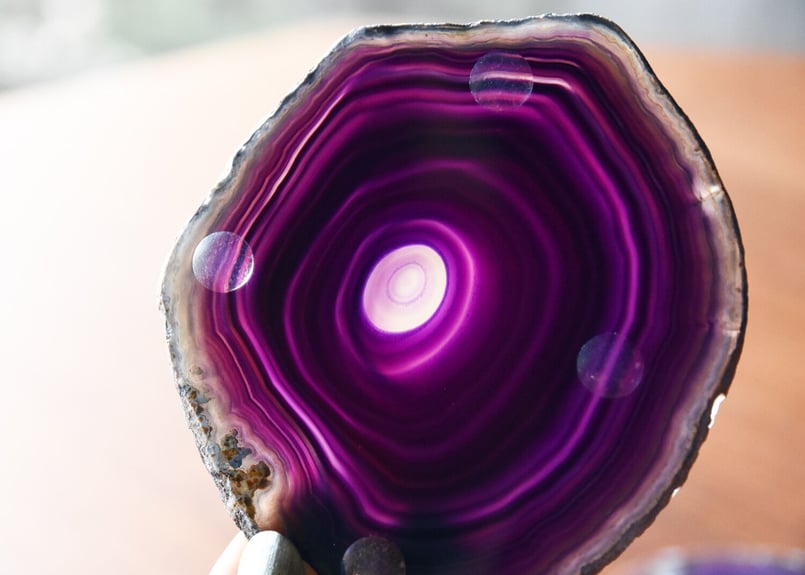 希少ラリマーメダルのようなコースター 齧 