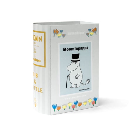 MOOMIN BABY BIB&RATTLE ムーミン スナフキン リトルミー ベビー ビブ＆ラトル セット スタイ ガラガラ amabro アマブロ 赤ちゃん 出産祝い ギフト プレゼント