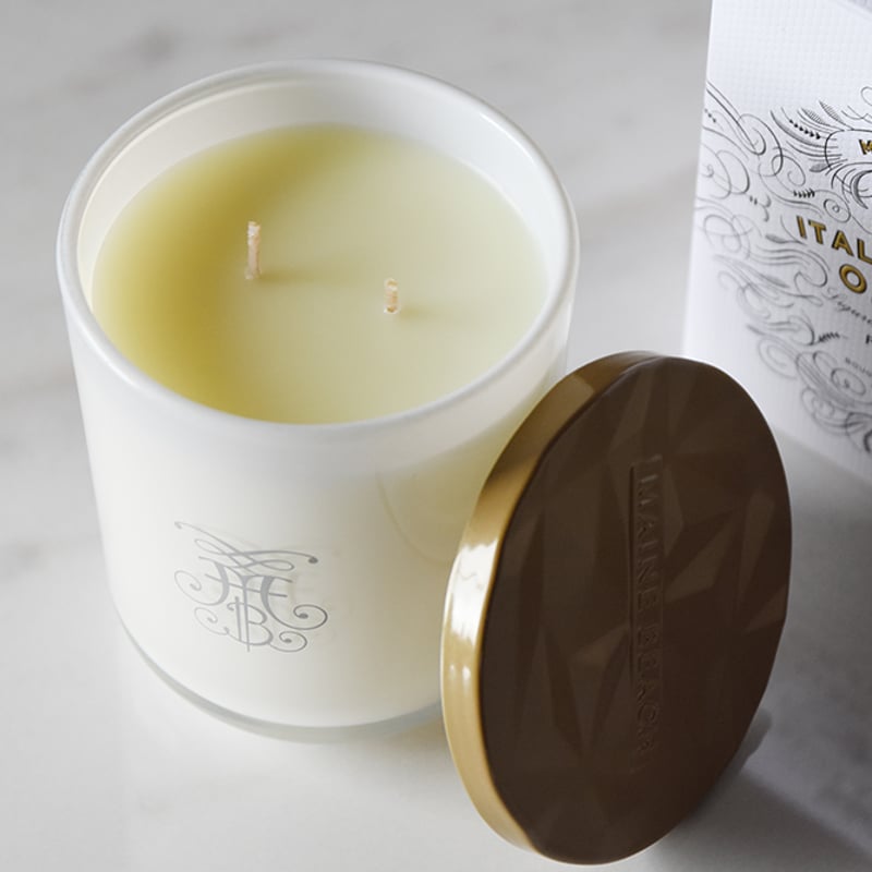 アロマキャンドル マインビーチ フランネルフラワー フレグランス キャンドル 燃焼時間約50〜55時間 ソイワックス ベジタブルワックス オーガニック認定成分配合 天然成分使用 ヴィーガンフレンドリー アロマ 贈り物 母の日 ギフト アロマキャンドル マインビーチ フランネルフラワー フレグランス