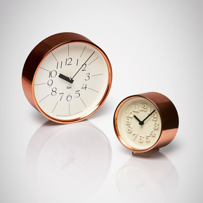 Lemnos 日比谷の時計 L WR12-03 リキクロック 渡辺力 壁掛け時計 銅の時計 【WR11-04】RIKI CLOCK 渡辺 力 レムノス Lemnos