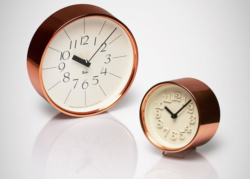 銅の時計 【WR11-04】(RIKI CLOCK・渡辺 力・掛け時計 銅の時計 【WR11-04】(RIKI CLOCK・渡辺 力・掛け時計