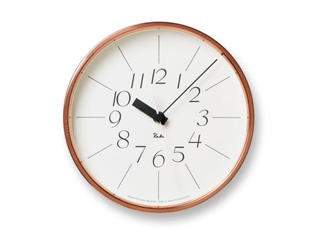 銅の時計 【WR11-04】（RIKI CLOCK・渡辺 力・掛け時計）