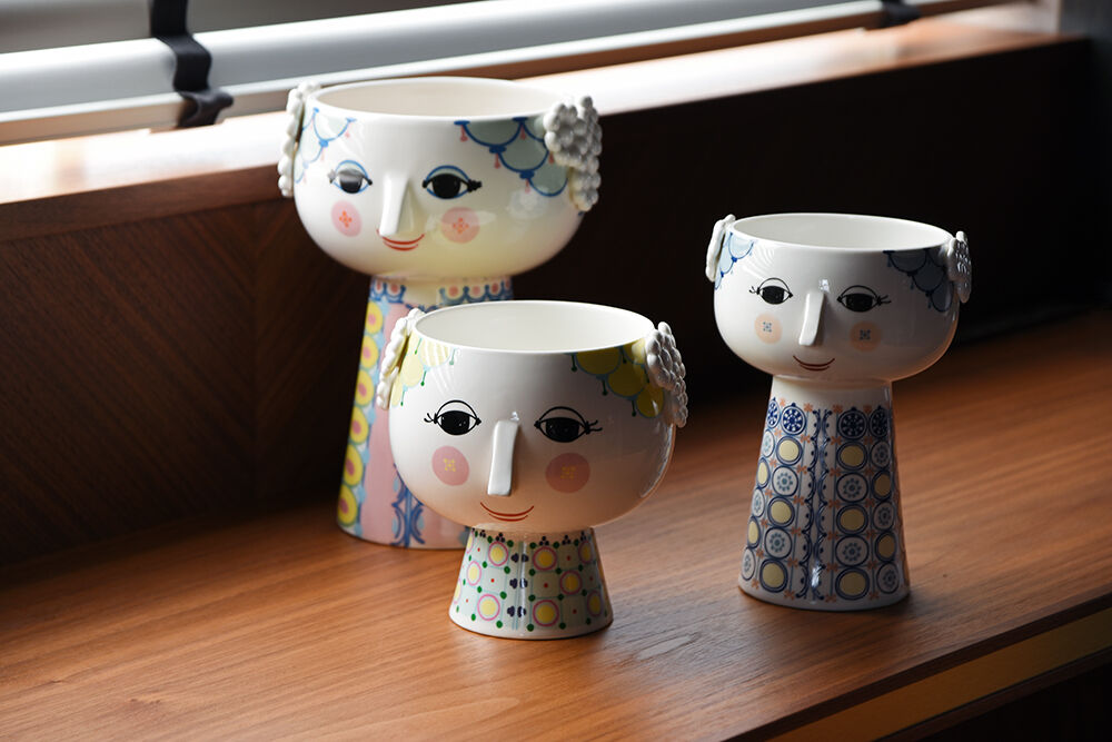 EVA flower base【ピンク】 エヴァ フラワーベース BJORN WIINBLAD