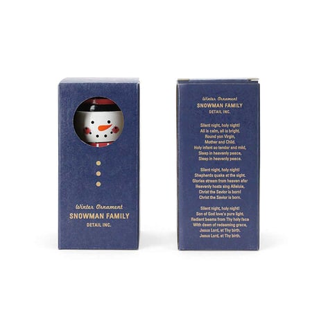 Snowman Family スノーマンファミリー マトリョーシカ インテリア 雪だるま 置物 オブジェ 人形 木のおもちゃ クリスマス 冬 ハンドペイント 雑貨 ギフト プレゼント 入れ子