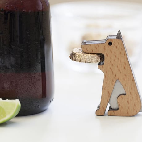 Fetch! Bottle Opener フェッチボトルオープナー ボトルオープナー 栓抜き 犬 ドッグ わんちゃん オブジェ キッチン雑貨 かわいい 便利グッズ プチギフト プレゼント ギフト
