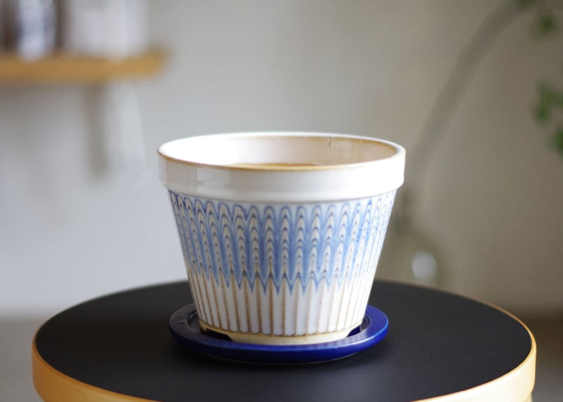 信楽焼 プランターポット 中 Shigaraki ware Shigaraki -yaki J