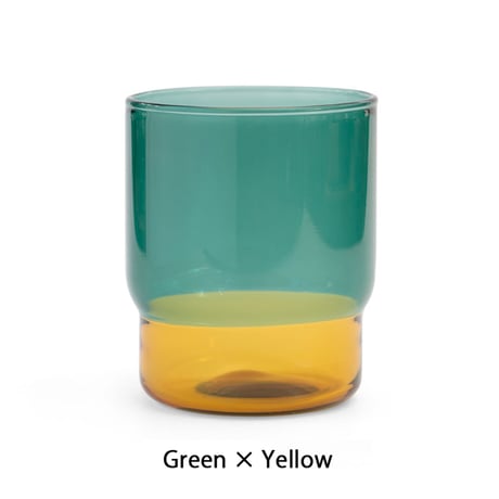 TWO TONE STACKING CUP amabro アマブロ ツートーンスタッキング 2色 ツートン カップ グラス 耐熱ガラス コップ カラー ギフト プレゼント 食洗器可 電子レンジ可