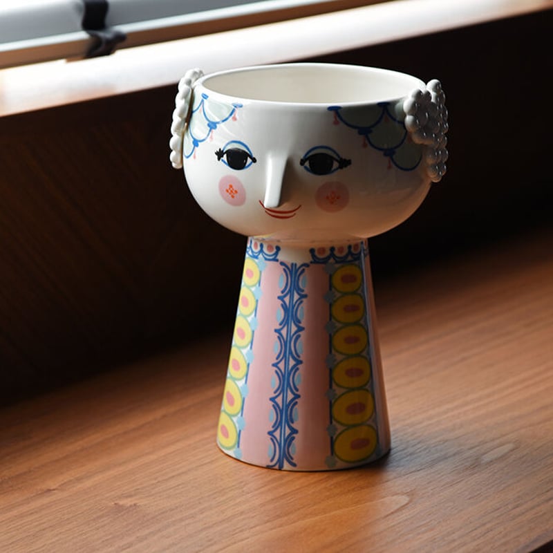 EVA flower base【ピンク】 エヴァ フラワーベース BJORN