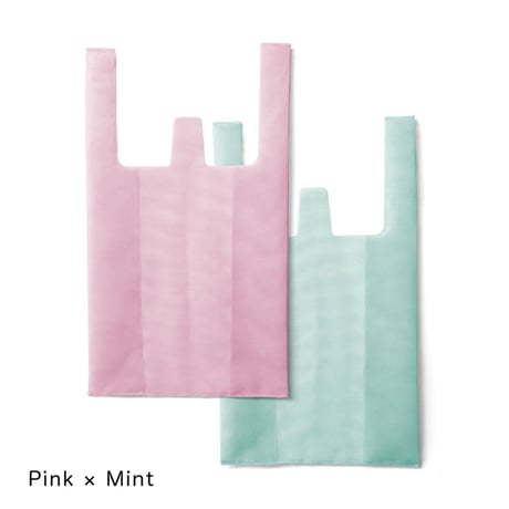 CONVENI BAG コンビニバッグ エコバッグ サブバッグ サスティナブル コンビニ袋 メッシュ ツートーン ツートン 買い物 ポリエステル PVC