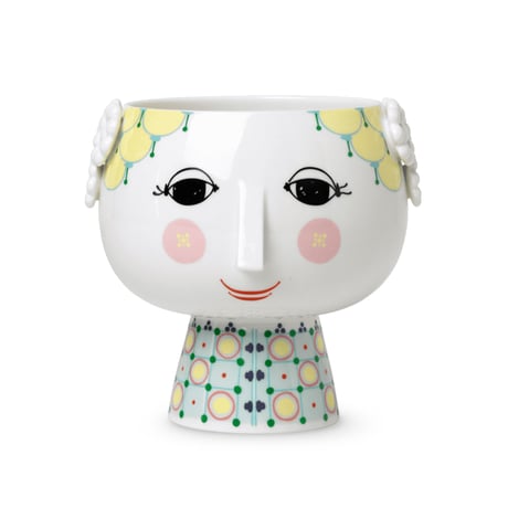EVA flower pot【イエロー】エヴァ フラワーベース BJORN WIINBLAD ビヨン ヴィンブラッド 花瓶 花 北欧 デンマーク コペンハーゲン 女性 オブジェ 置物 飾り 黄色