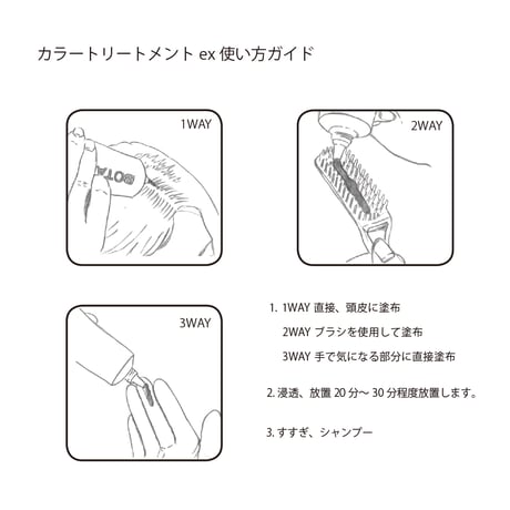 【初回限定 お1人様1点まで】BOTANICOAT カラートリートメントex 【at home】2本(30ml)＋ カラーブースター1本(30ml)セット