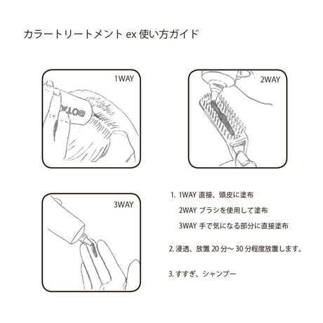 BOTANICOAT カラートリートメントex 【at home】、カラーブースター セット