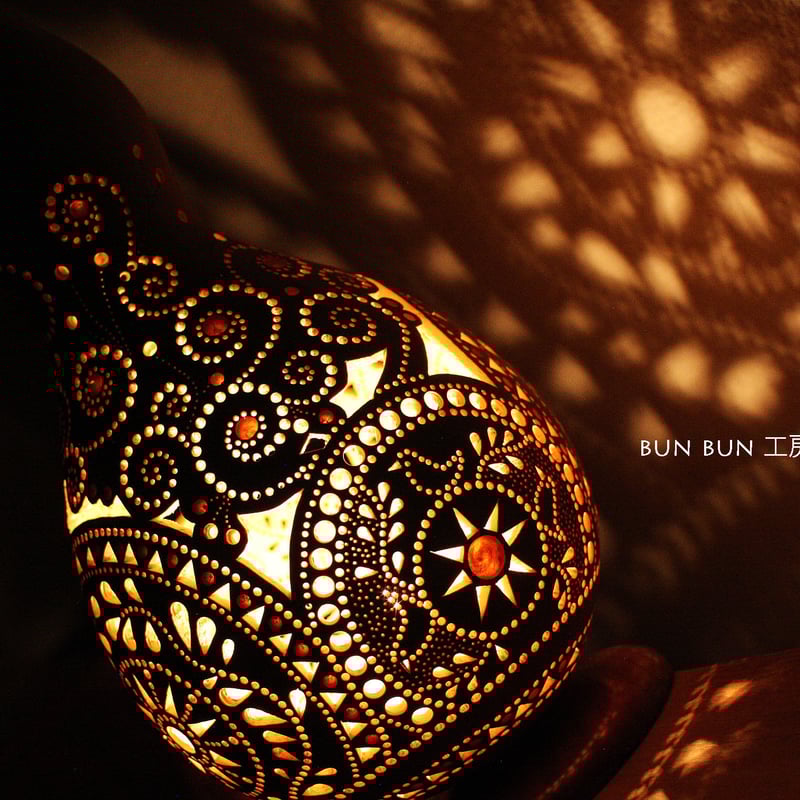 ひょうたんランプ--太陽の神殿--LLサイズ | ひょうたんランプ bun bun