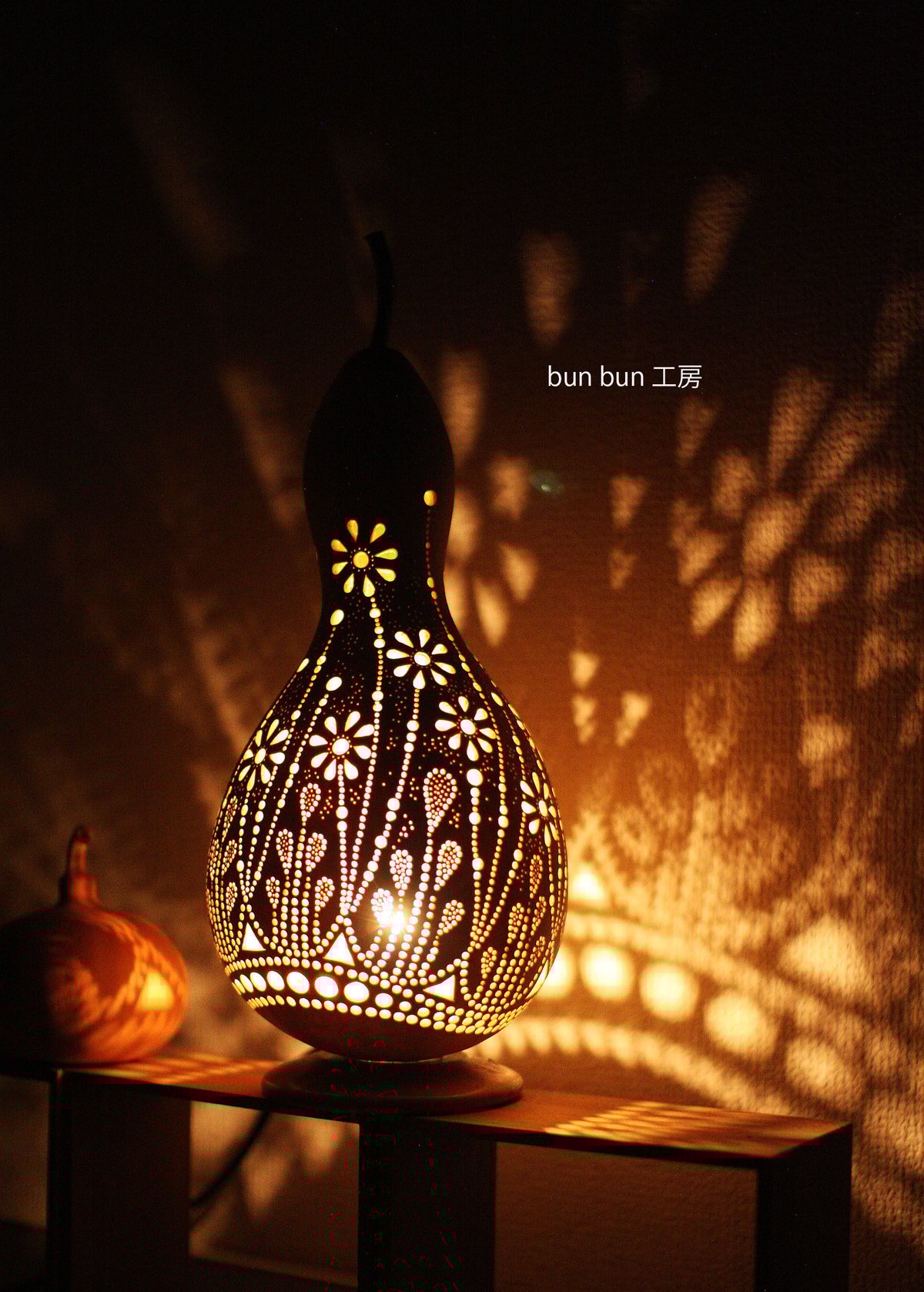 ひょうたんランプ--春の香りLサイズ | ひょうたんランプ bun bun