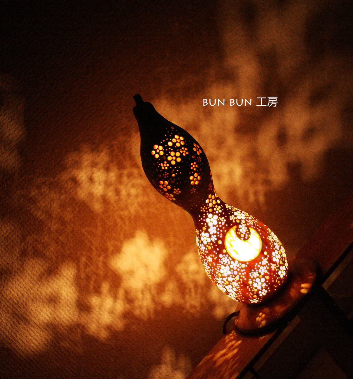 ひょうたんランプ ---月夜の花吹雪ー | ひょうたんランプ bun bun