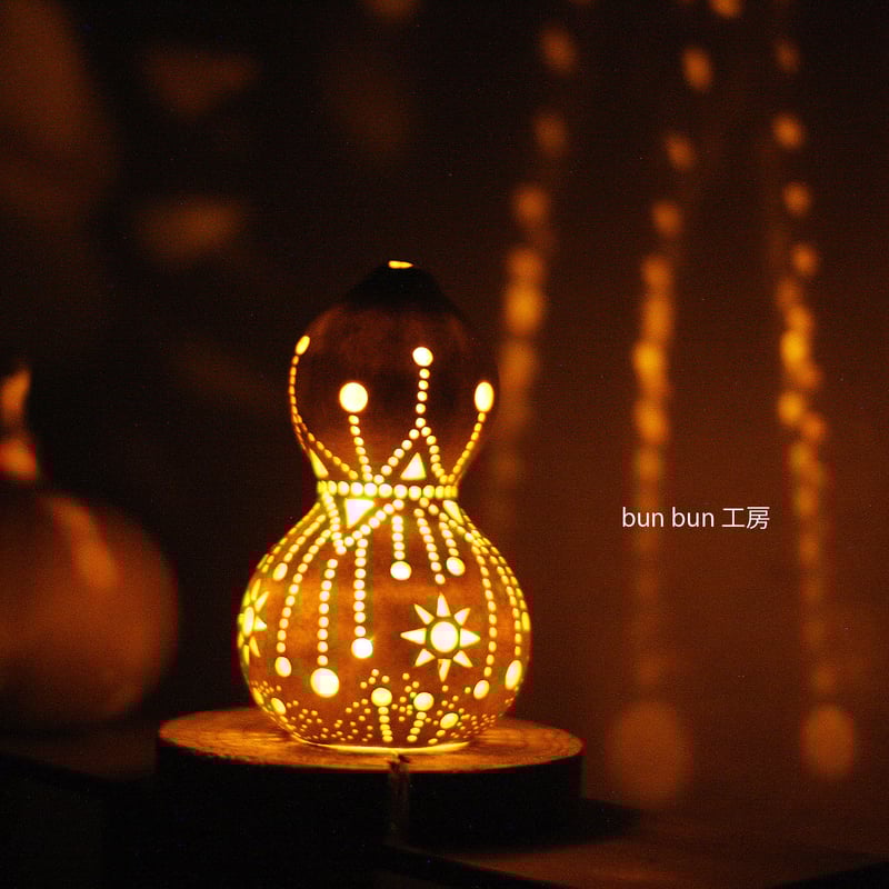 ひょうたんランプ--LED電池式 Sサイズlamp | ひょうたんランプ bun bun