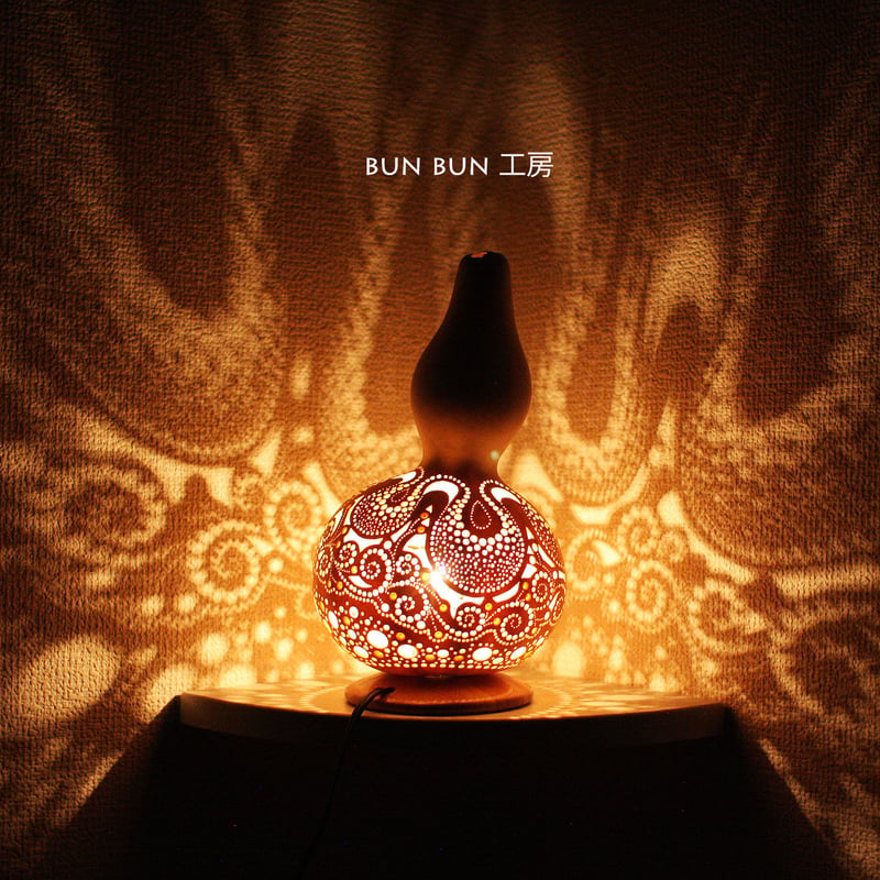 ひょうたんランプ---くるくるリ－フ | ひょうたんランプ bun bun